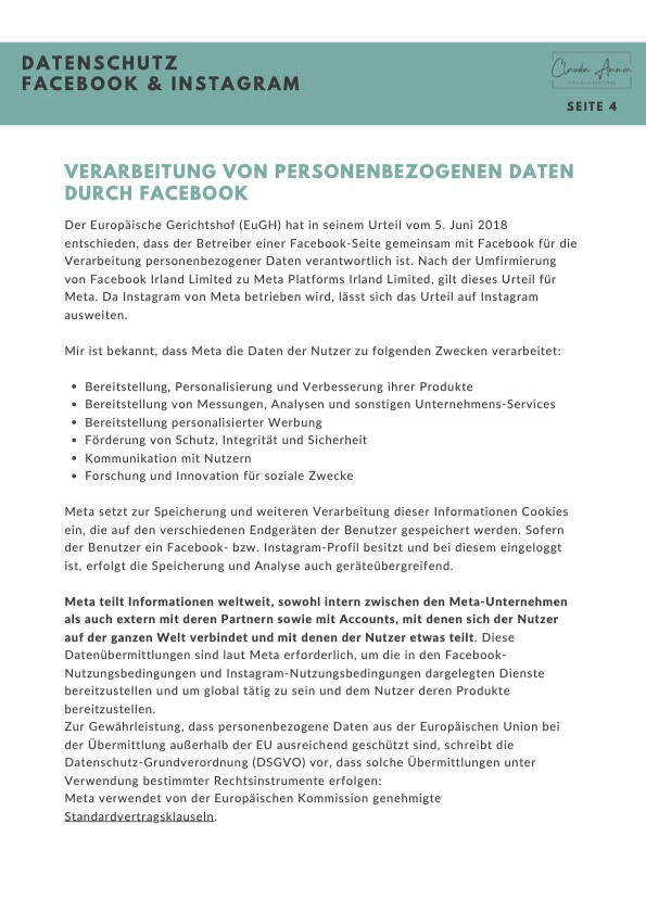 Datenschutzerklärung Meta Seite 4